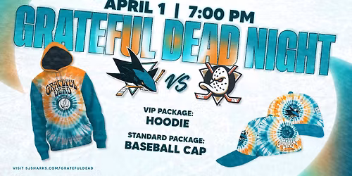 San Jose Sharks Grateful Dead Night