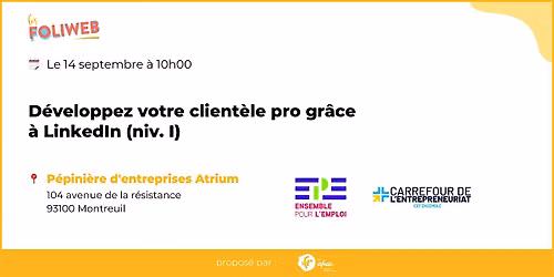 D\u00e9veloppez votre client\u00e8le pro gr\u00e2ce \u00e0 LinkedIn (niv. I)