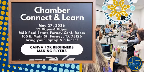 May Chamber Connect & Learn-Canva: Making Flyers