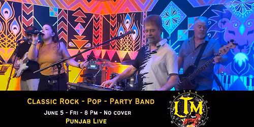 Lobster Tot Martini ~ Classic Rock Jams @Punjab Live Media