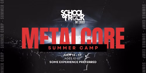Metalcore Music Summer Camp