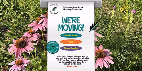 Fundraising Event: Nursery Moving Sale