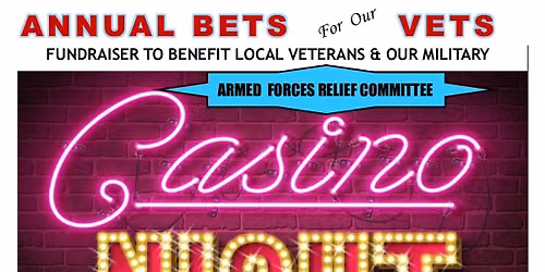 Bets for our Vets Casino Night Fundraiser