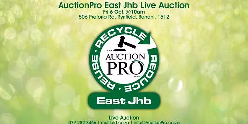 AuctionPro East Jhb Live Auction