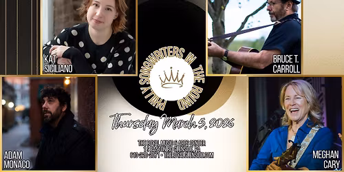Philly Songwriters In The Round | Kat Siciliano, Bruce T. Carroll, Adam Monaco & Meghan Cary!
