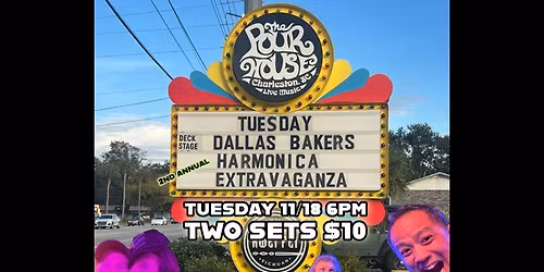 Dallas Bakers 2nd Annual Harmonica Extravaganza at Charleston Pour House (Deck)