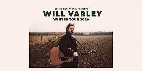 Will Varley - Winter Tour 2026 at Studio 27, Hastings