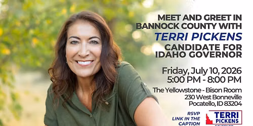 Meet And Greet in Bannock County with Terri Pickens