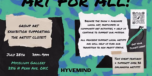 Art For All! Group Exhibition & Fundraiser