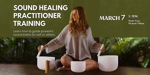 In Person Sound Healing Practitioner Training: Crystal Sound Bowls and More