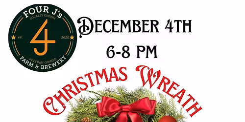 Christmas Wreath Workshop at 4Js