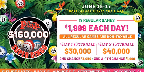 June Super Bingo