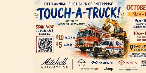 Fifth Annual Pilot Club of Enterprise Touch A Truck 