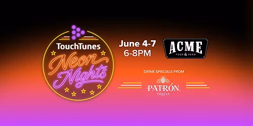 Free! TouchTunes Neon Nights - Downtown Nashville