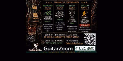 Guitarzoom academy, international Summit Rocking week of Music!