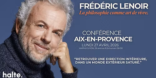 Conf\u00e9rence Fr\u00e9d\u00e9ric Lenoir