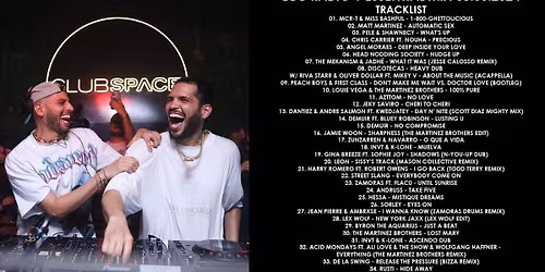 The Martinez Brothers (19+)