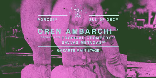 POROSI 02: \u039f OREN AMBARCHI live \u03c3\u03c4\u03b7\u03bd \u0391\u03b8\u03ae\u03bd\u03b1