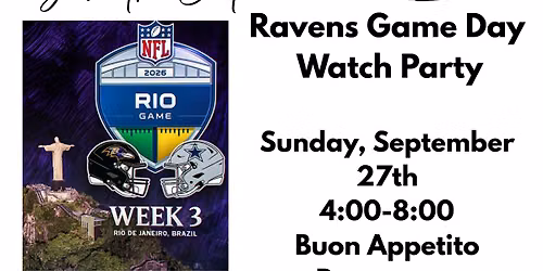 Ravens Watch Party for J Medeiros Scholarship @Baltimore Lab School