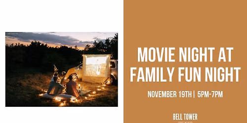 Movie Night at Family Fun Night
