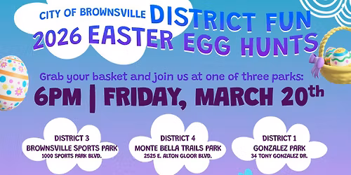 District Fun 2026 Easter Egg Hunts