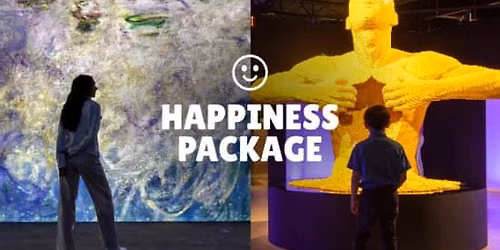 Happiness Package: Art of the Brick & Monet - The Immersive Experience