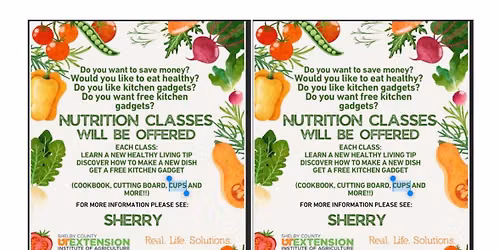 Cooking Class\u2026 \u201cFree\u201d RSVP Now!!! 