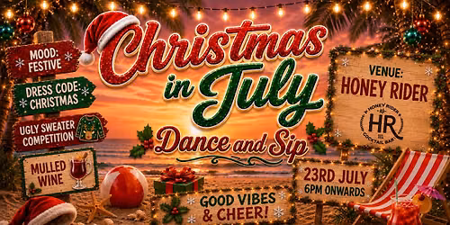 Christmas in July Dance and Sip Party