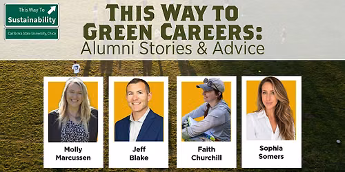 This Way to Green Careers: Alumni Stories & Advice