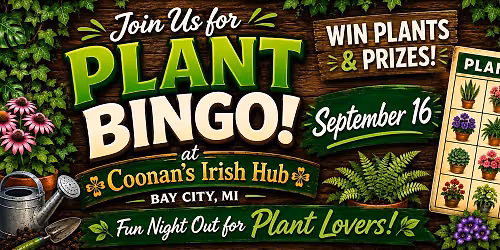 Plant Bingo at Coonan's Irish Hub - September 16