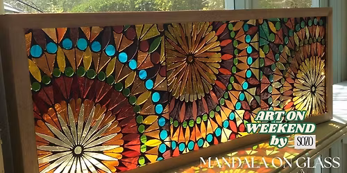 MANDALA ON GLASS