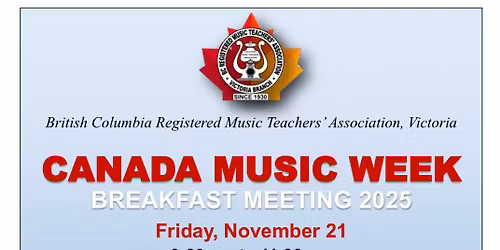 Breakfast meeting: Canada Music Week