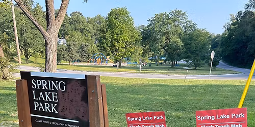 NEW DATE:  April 4th!  FLASH TRASH MOB @ SPRING LAKE PARK!