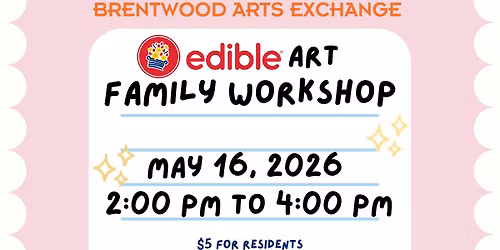 Edible Art Family Workshop