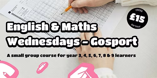 Primary\/Secondary Course (English & Maths), Year 3-9 (Gosport)