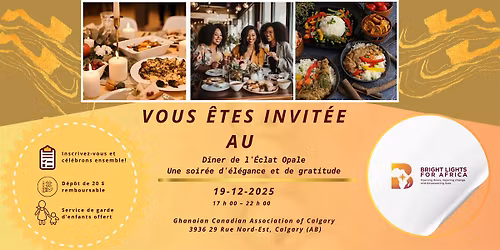 Le D\u00eener de l\u2019\u00c9clat Opale | The Opal Radiance Dinner