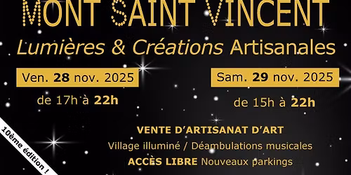F\u00eate "Lumi\u00e8res & Cr\u00e9ations Artisanales" 2025