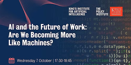 AI and the Future of Work: Are We Becoming More Like Machines?