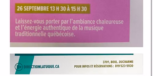 Jam trad au Parc des chutes
