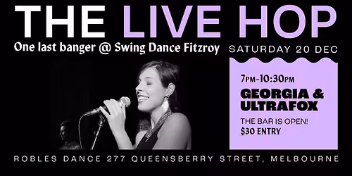 End of Year Live Hop featuring Georgia Brooks & Ultrafox