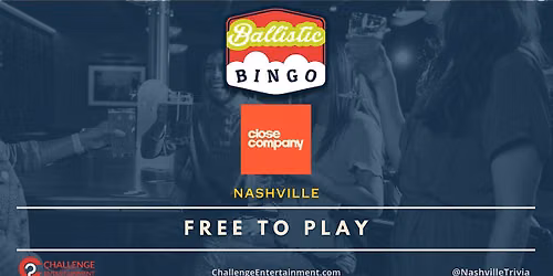 Weekly Ballistic Bingo Nights at Close Company Bar - Germantown