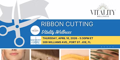 Ribbon Cutting for Vitality Wellness