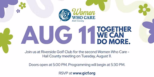 Women Who Care - Hall County - Second Meeting
