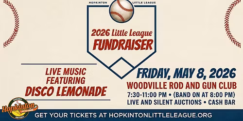 2026 Hopkinton Little League Fundraiser