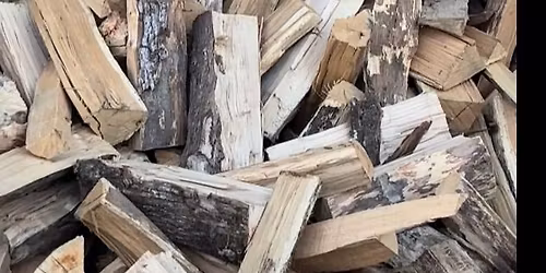June 13 pick up firepit wood and firewood 