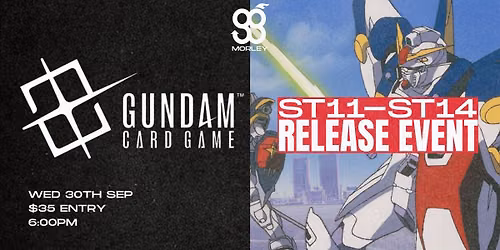 GUNDAM CARD GAME ST11-14 Release Events