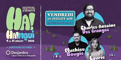 Festival HA!HA!mqui Décartecq : Soirée du vendredi