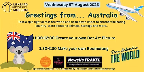 From Liskeard to the World ~ Australia ~ Creating Dot Art