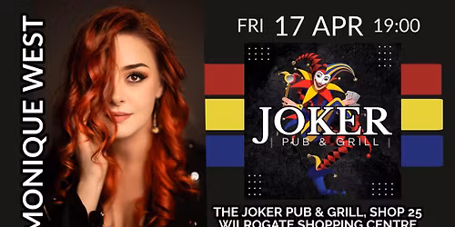 MONIQUE WEST @ JOKER PUB, WILROGATE SHOPPING CENTRE, ONTDEKKERS ROAD, ROODEPOORT