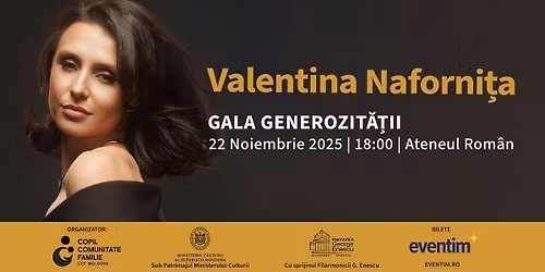Gala Generozit\u0103\u021bii \u2013 edi\u021bie extraordinar\u0103 la Ateneul Rom\u00e2n